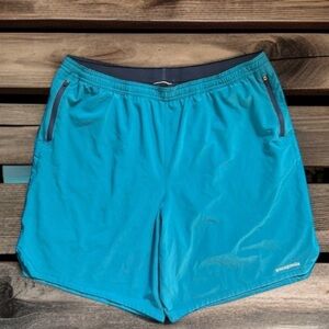 Patagonia® Men's Nine Trails Shorts in Teal Blue 8" Size XL